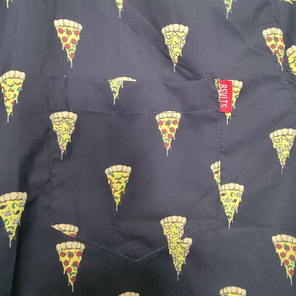 RSVLTS Mens Size 3XL Pizza Party 100% Polyester EUC - Picture 2 of 5